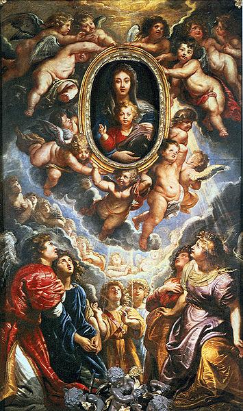 unknow artist Madonna della Vallicella Peter Paul Rubens France oil painting art